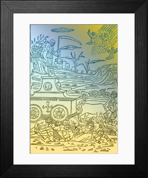Framed Print : Death, 1493 Framed Print : Death, 1493