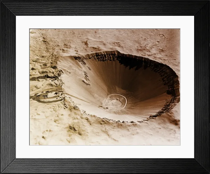 Framed Print : Operation Plowshare, Sedan Crater Framed Print : Operation Plowshare, Sedan Crater