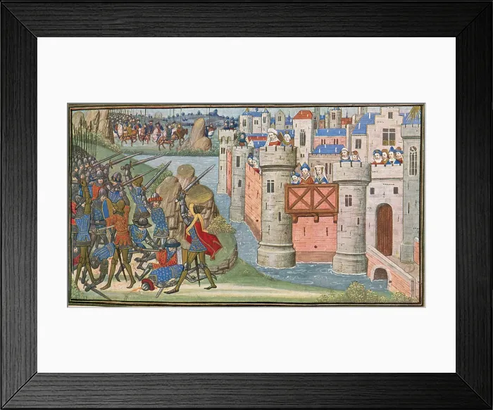 Framed Print : Alexander the Great Battling Persian Army, 334 BC Framed Print : Alexander the Great Battling Persian Army, 334 BC