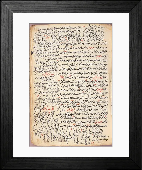 Framed Print : Islamic Medical Encyclopedia Epitomes Manuscript, 12th Century Framed Print : Islamic Medical Encyclopedia Epitomes Manuscript, 12th Century