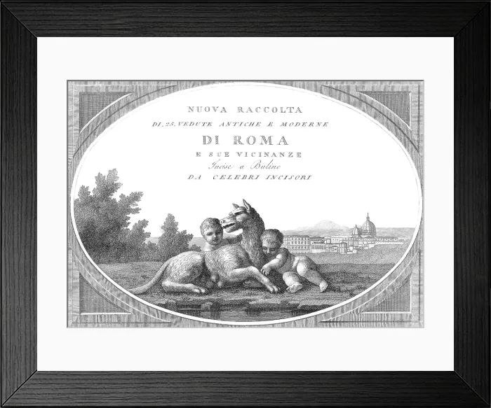 Framed Print : Romulus and Remus, Founders of Rome Framed Print : Romulus and Remus, Founders of Rome
