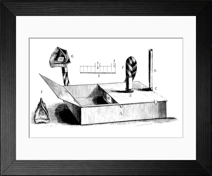 Framed Print : John Snow's Ether Inhaler, 1847 Framed Print : John Snow's Ether Inhaler, 1847
