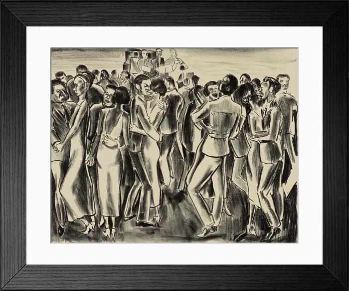Framed Print : WPA Art, The Savoy