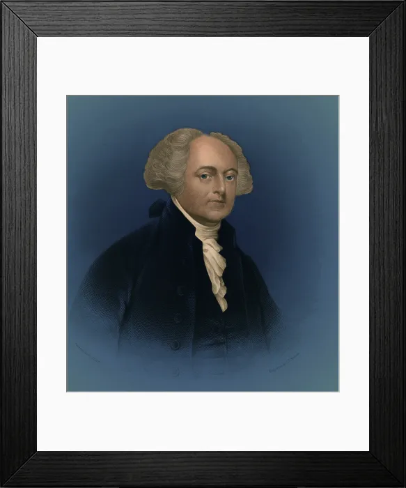 Framed Print : John Adams, 2nd American President Framed Print : John Adams, 2nd American President
