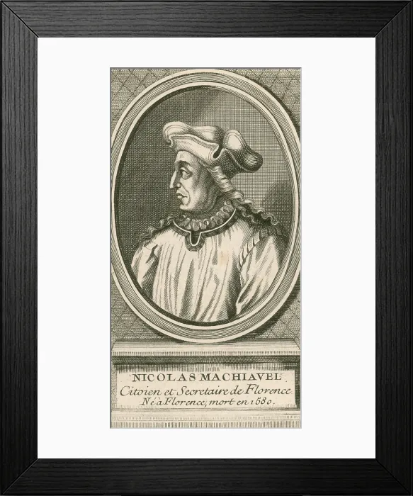 Framed Print : Niccolo Machiavelli, Italian Author Framed Print : Niccolo Machiavelli, Italian Author
