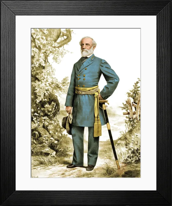 Framed Print : Robert E. Lee, Confederate Army Commander Framed Print : Robert E. Lee, Confederate Army Commander