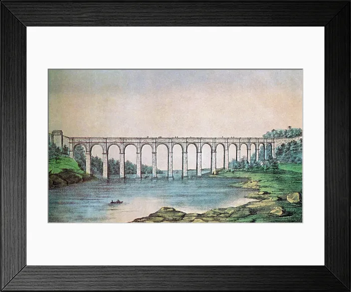 Framed Print : High Bridge, New York, 19th Century Framed Print : High Bridge, New York, 19th Century