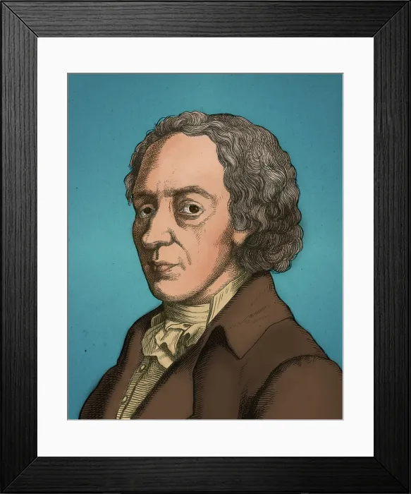 Framed Print : Johann Elert Bode, German Astronomer Framed Print : Johann Elert Bode, German Astronomer