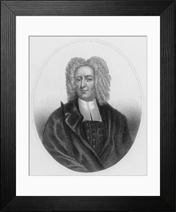 Framed Print : Cotton Mather, American Minister and Author Framed Print : Cotton Mather, American Minister and Author