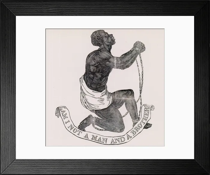 Framed Print : Am I Not A Man and A Brother Framed Print : Am I Not A Man and A Brother