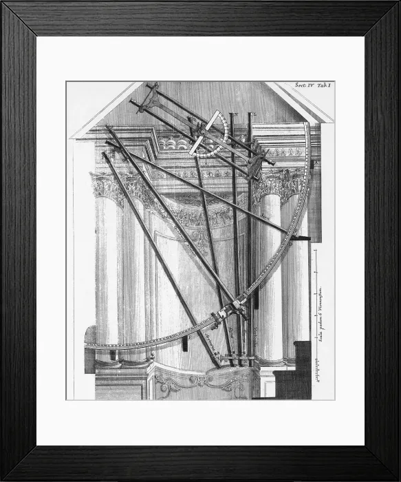 Framed Print : Instruments from Viennese Observatory, 1745 Framed Print : Instruments from Viennese Observatory, 1745