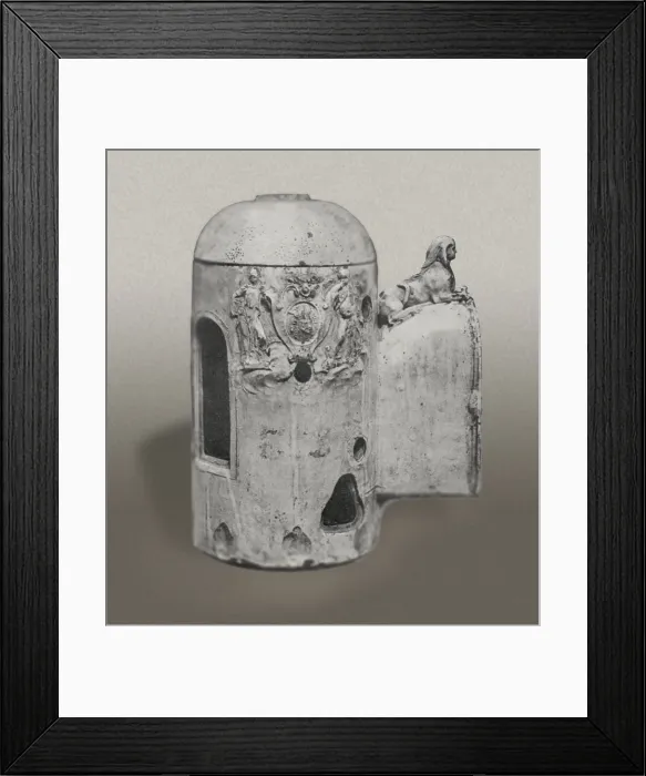 Framed Print : Athanor. An athanor, which is an alchemist's digesting furnace