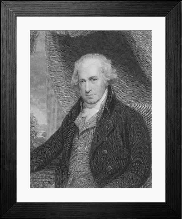 Framed Print : James Watt, Scottish Inventor and Engineer