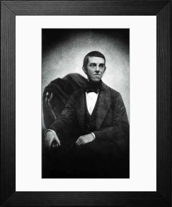 Framed Print : Oliver Wendell Holmes, American Poet and Polymath Framed Print : Oliver Wendell Holmes, American Poet and Polymath