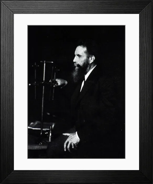 Framed Print : Wilhelm Konrad Roentgen, German Physicist, Discoverer of X-Rays
