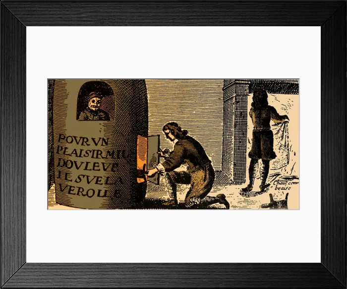 Framed Print : 16th Century Syphilis Treatment Framed Print : 16th Century Syphilis Treatment