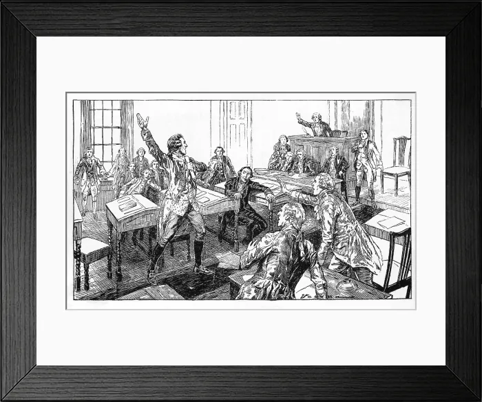 Framed Print : 'Give Me Liberty, or Give Me Death!' 1775 Framed Print : 'Give Me Liberty, or Give Me Death!' 1775