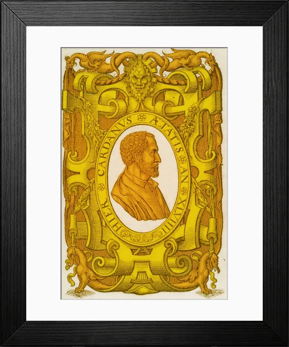 Framed Print : Gerolamo Cardano, Italian Polymath Framed Print : Gerolamo Cardano, Italian Polymath