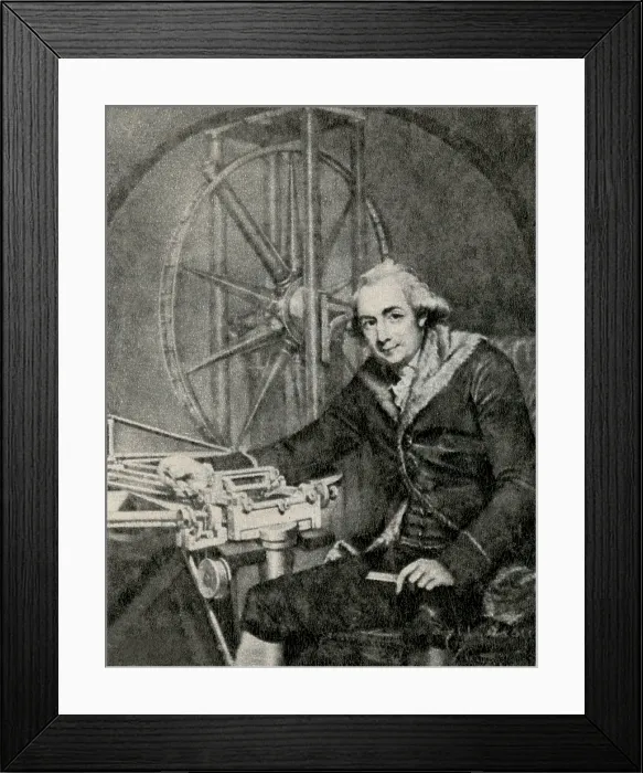 Framed Print : Jesse Ramsden, English Instrument Maker