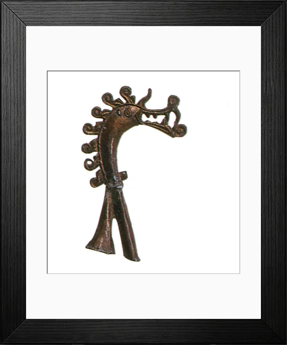 Framed Print : Norse World Serpent