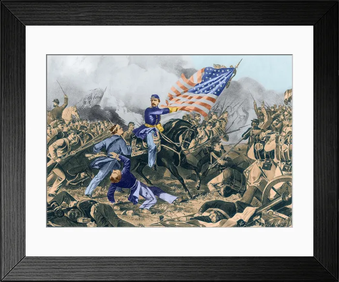 Framed Print : The Battle of Williamsburg, 1862 Framed Print : The Battle of Williamsburg, 1862
