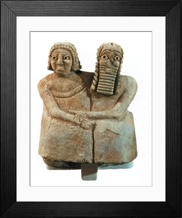 Framed Print : Utnapishtim And His Wife