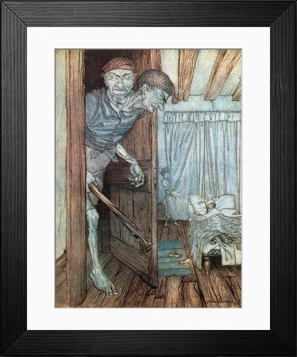 Framed Print : Two-Headed Welsh Giant, Legendary Creature Framed Print : Two-Headed Welsh Giant, Legendary Creature