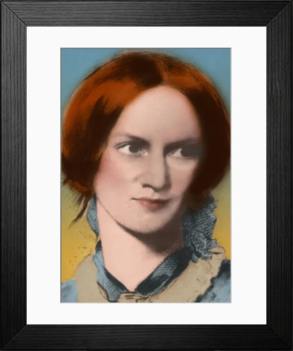Framed Print : Charlotte Bronte, English Author