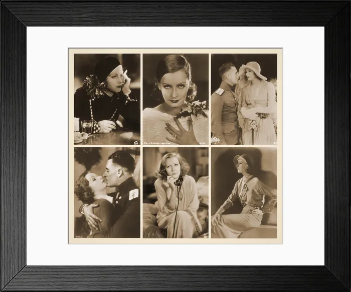Framed Print : The Many Faces of Greta Garbo, Hollywood Icon Framed Print : The Many Faces of Greta Garbo, Hollywood Icon