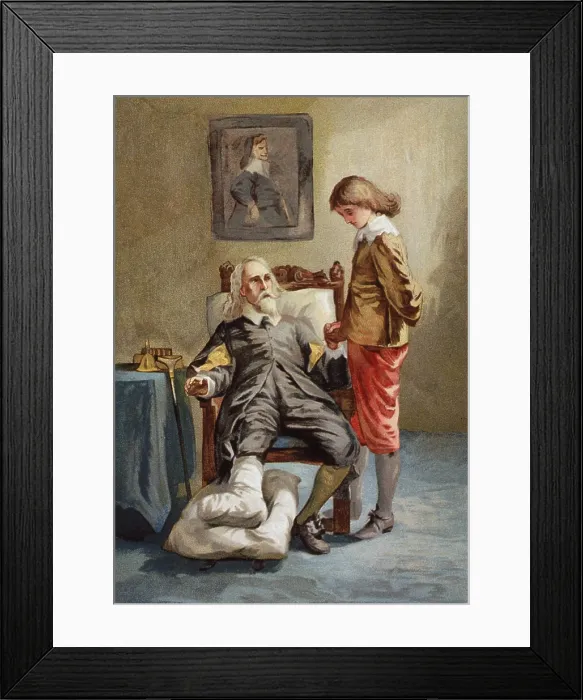 Framed Print : Gout, 19th Century