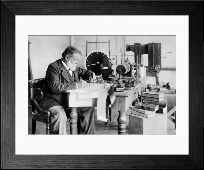 Framed Print : Etienne-Jules Marey, French Chronophotographer