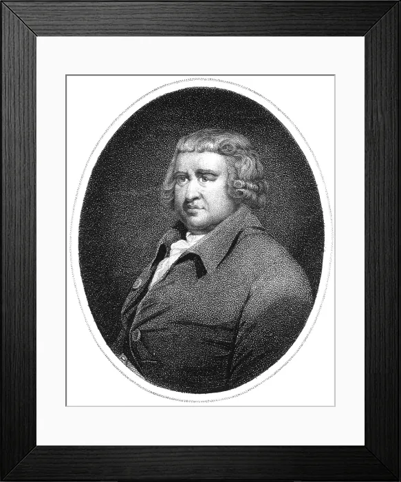 Framed Print : Erasmus Darwin, English Polymath