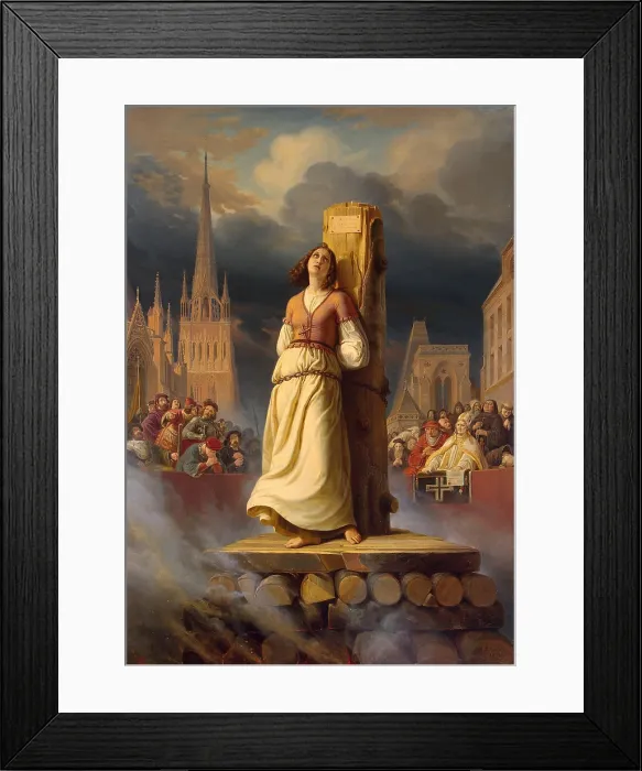 Framed Print : Joan of Arc, French National Heroine
