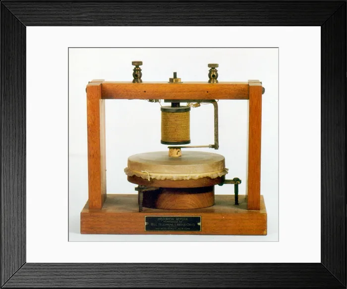 Framed Print : Alexander Graham Bell's Telephone, 1876 Framed Print : Alexander Graham Bell's Telephone, 1876