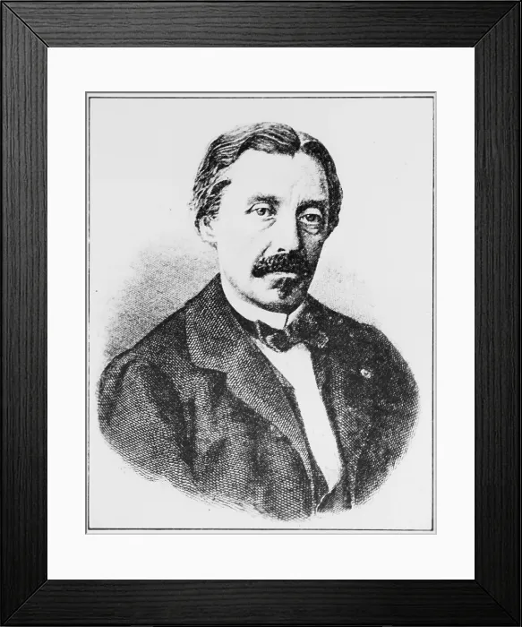 Framed Print : Leon Foucault, French Physicist Framed Print : Leon Foucault, French Physicist