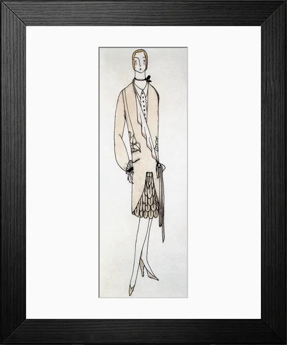 Framed Print : Fashion Design, 1920s Framed Print : Fashion Design, 1920s