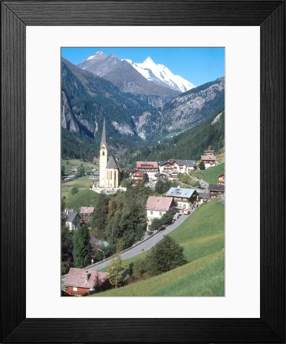 Framed Print : Heiligenblut Village Framed Print : Heiligenblut Village