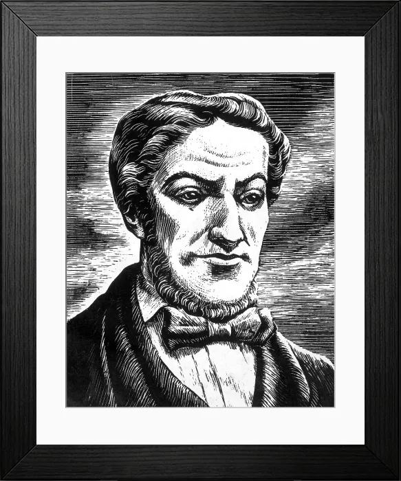 Framed Print : John Fitch, American Inventor