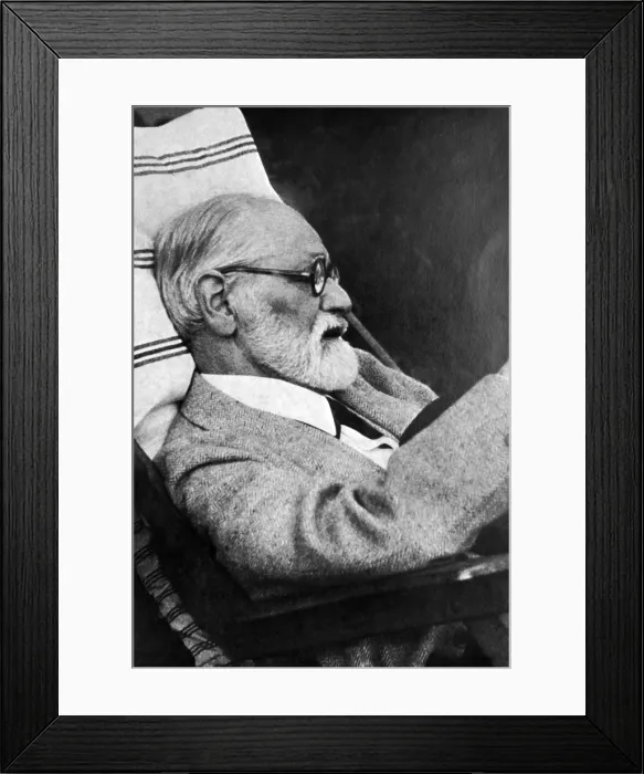 Framed Print : Sigmund Freud, Father of Psychoanalysis
