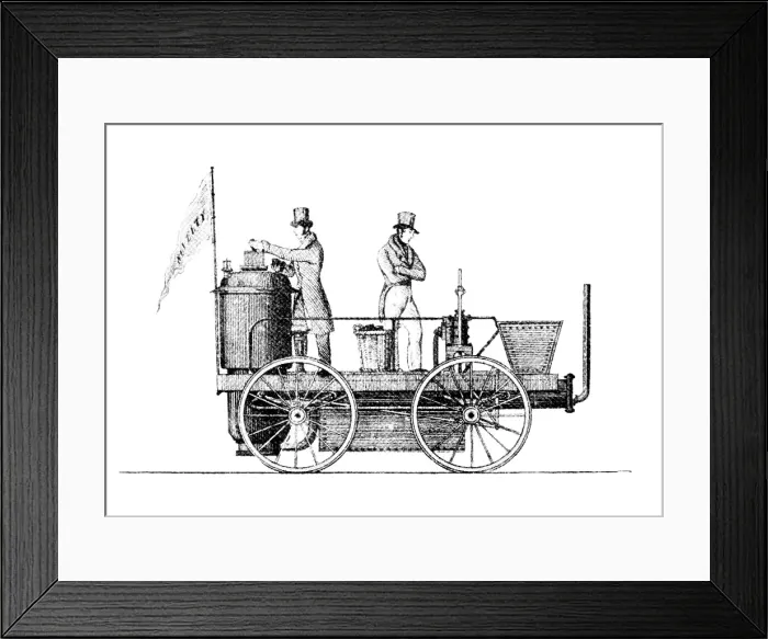 Framed Print : Braithwaite and Ericsson, 'The Novelty', 1829 Framed Print : Braithwaite and Ericsson, 'The Novelty', 1829
