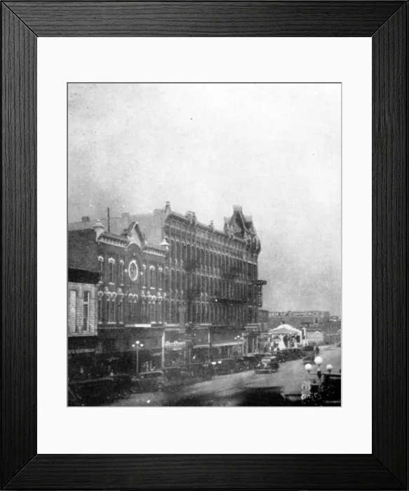 Framed Print : Garden City, Dust Storm Sequence, 1 of 2, 1935 Framed Print : Garden City, Dust Storm Sequence, 1 of 2, 1935