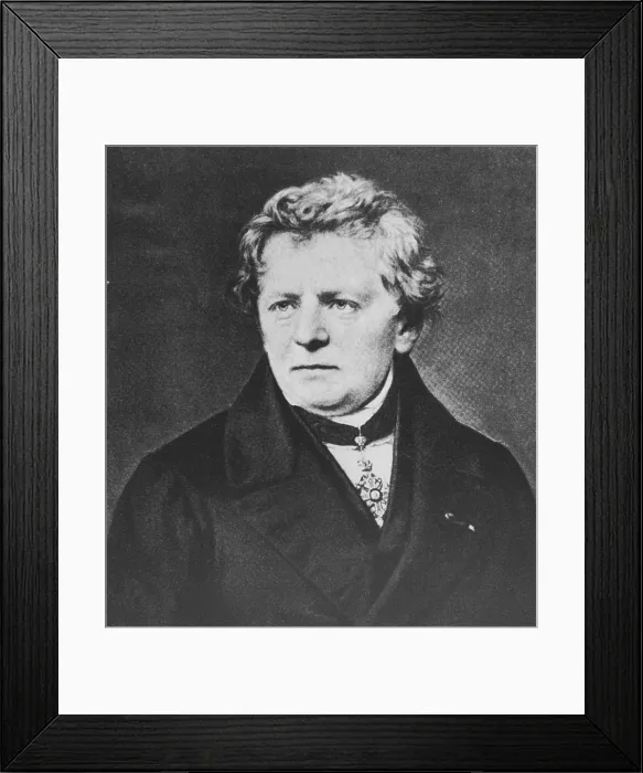 Framed Print : Georg Ohm, German Physicist Framed Print : Georg Ohm, German Physicist