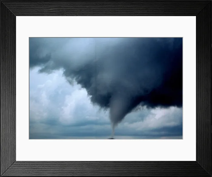 Framed Print : Occluded Mesocyclone Tornado Sequence, 1 of 3