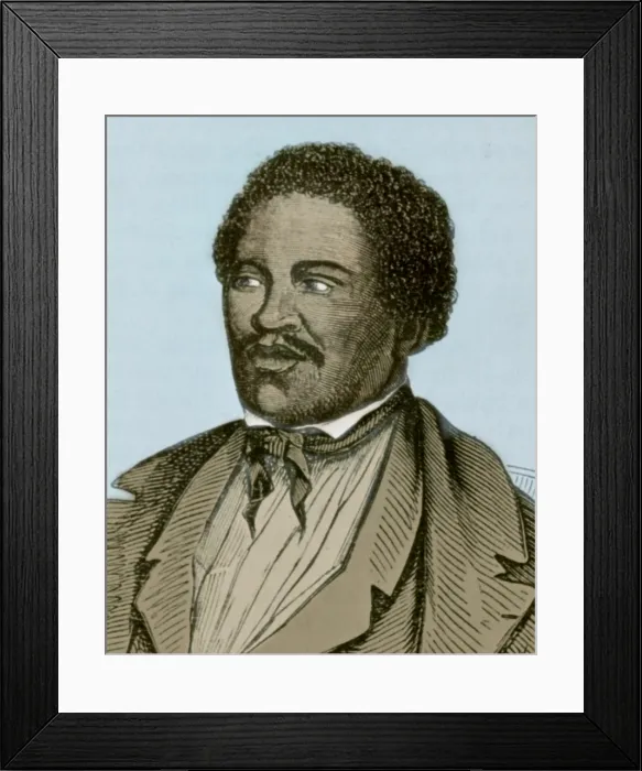 Framed Print : Henry Box Brown, American Abolitionist Framed Print : Henry Box Brown, American Abolitionist
