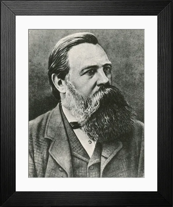 Framed Print : Friedrich Engels, German Philosopher