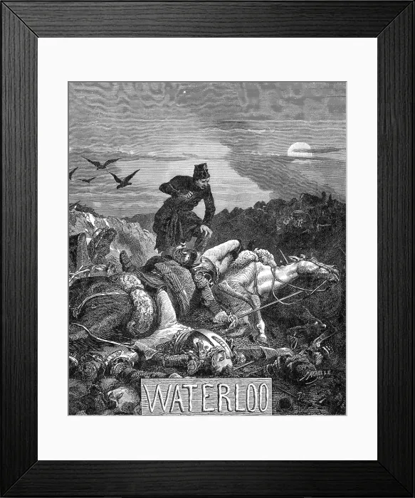 Framed Print : Battle of Waterloo, 1815 Framed Print : Battle of Waterloo, 1815