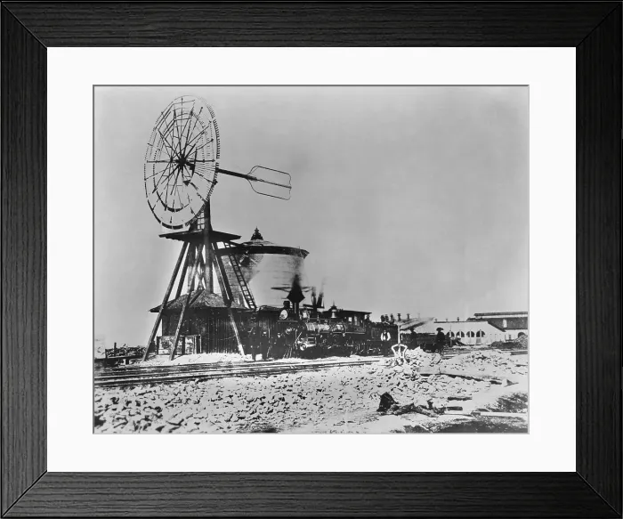 Framed Print : Laramie Rail Yards, c. 1867 Framed Print : Laramie Rail Yards, c. 1867