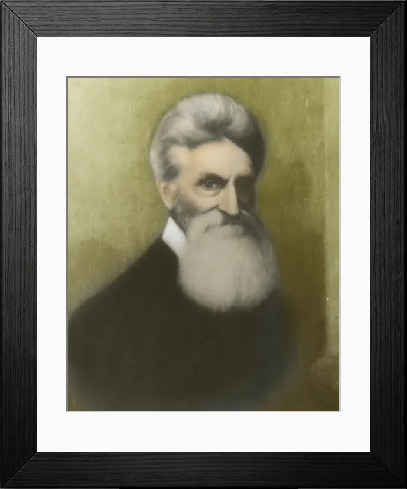 Framed Print : John Brown, American Abolitionist