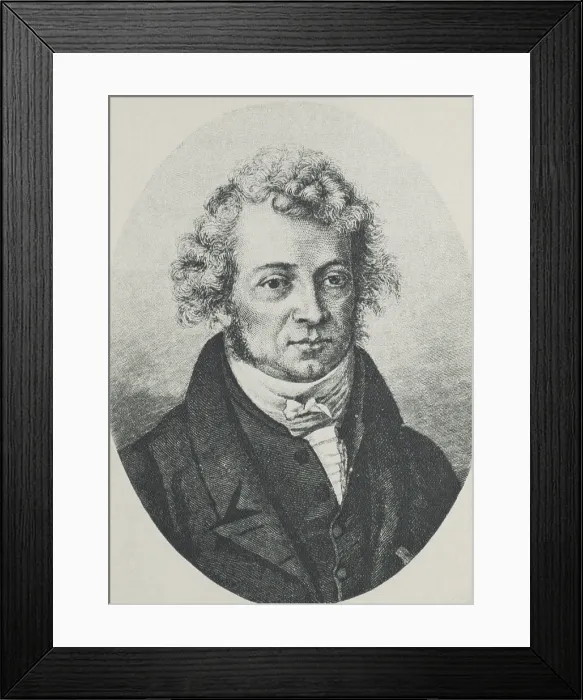 Framed Print : Andre Marie Ampere, French Physicist Framed Print : Andre Marie Ampere, French Physicist