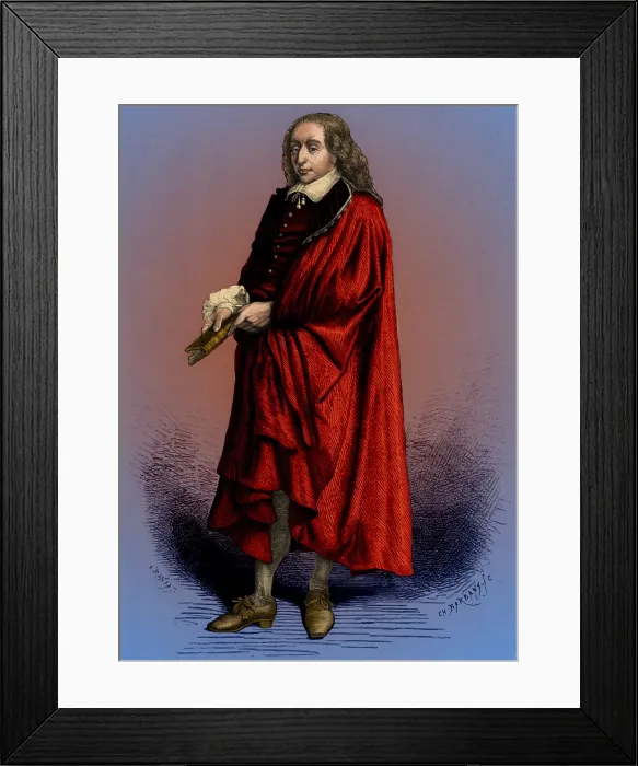 Framed Print : Blaise Pascal, French Polymath